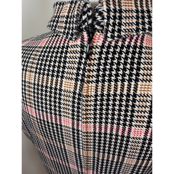 Loft Womens Plaid Collared Short Sleeve Dress with Pockets Petite Size SP - Picture 6 of 10